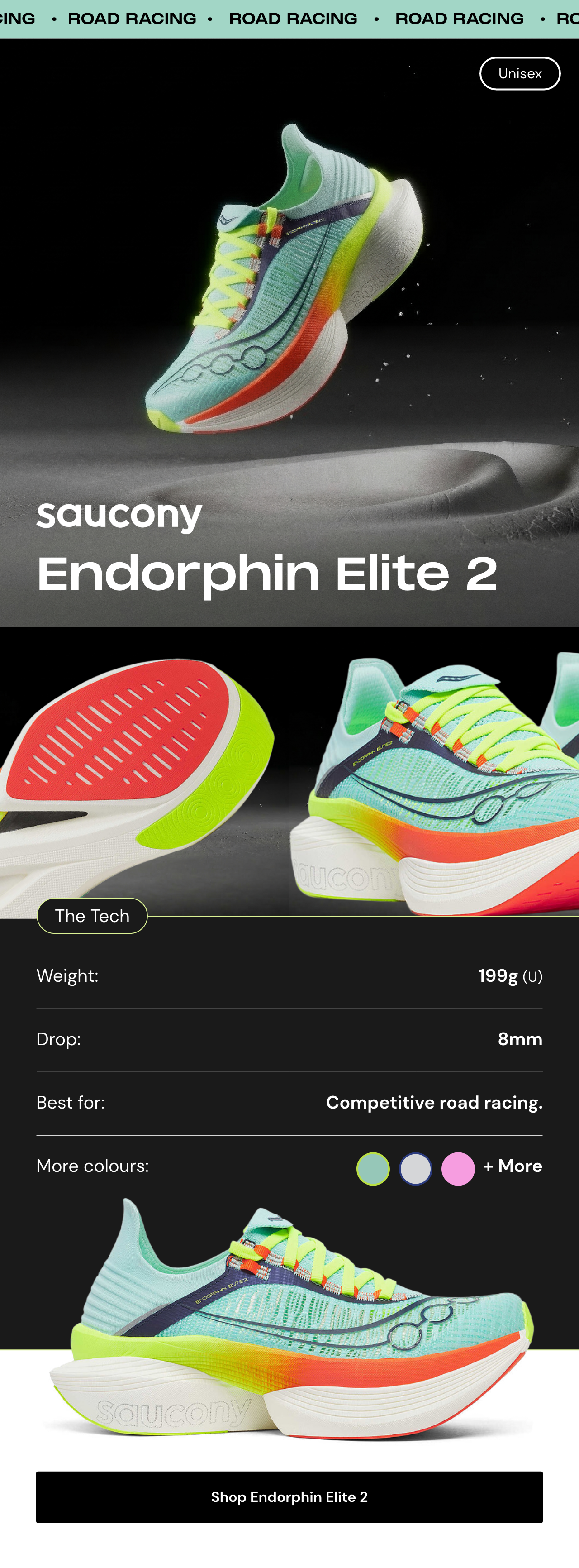 Saucony Endorphin Elite