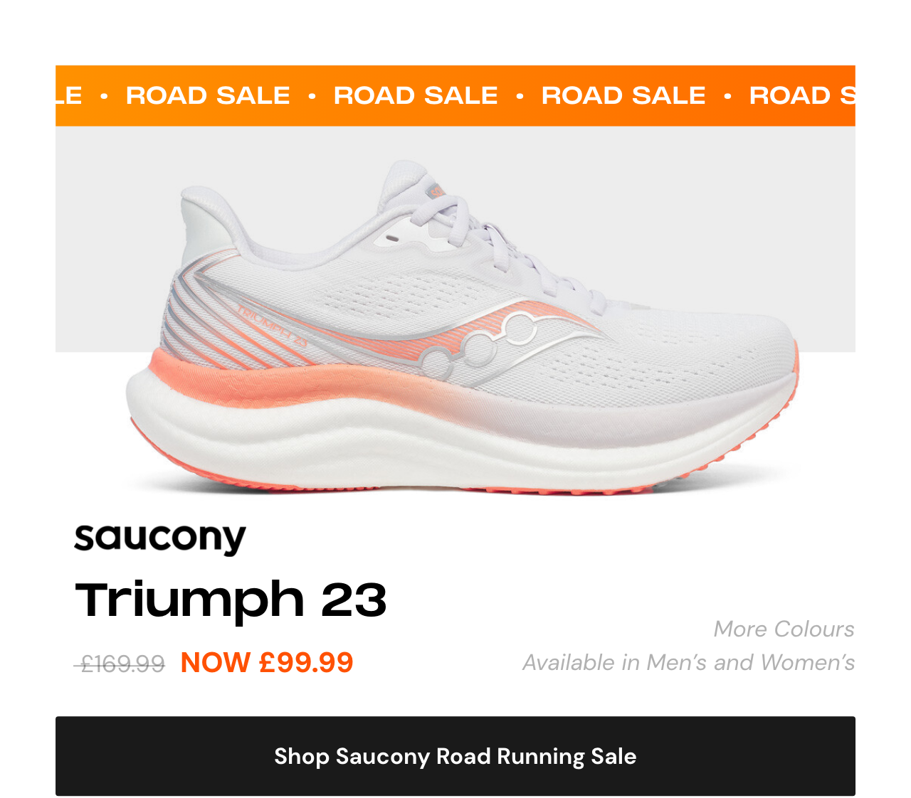 Shop Saucony Road Running Sale
