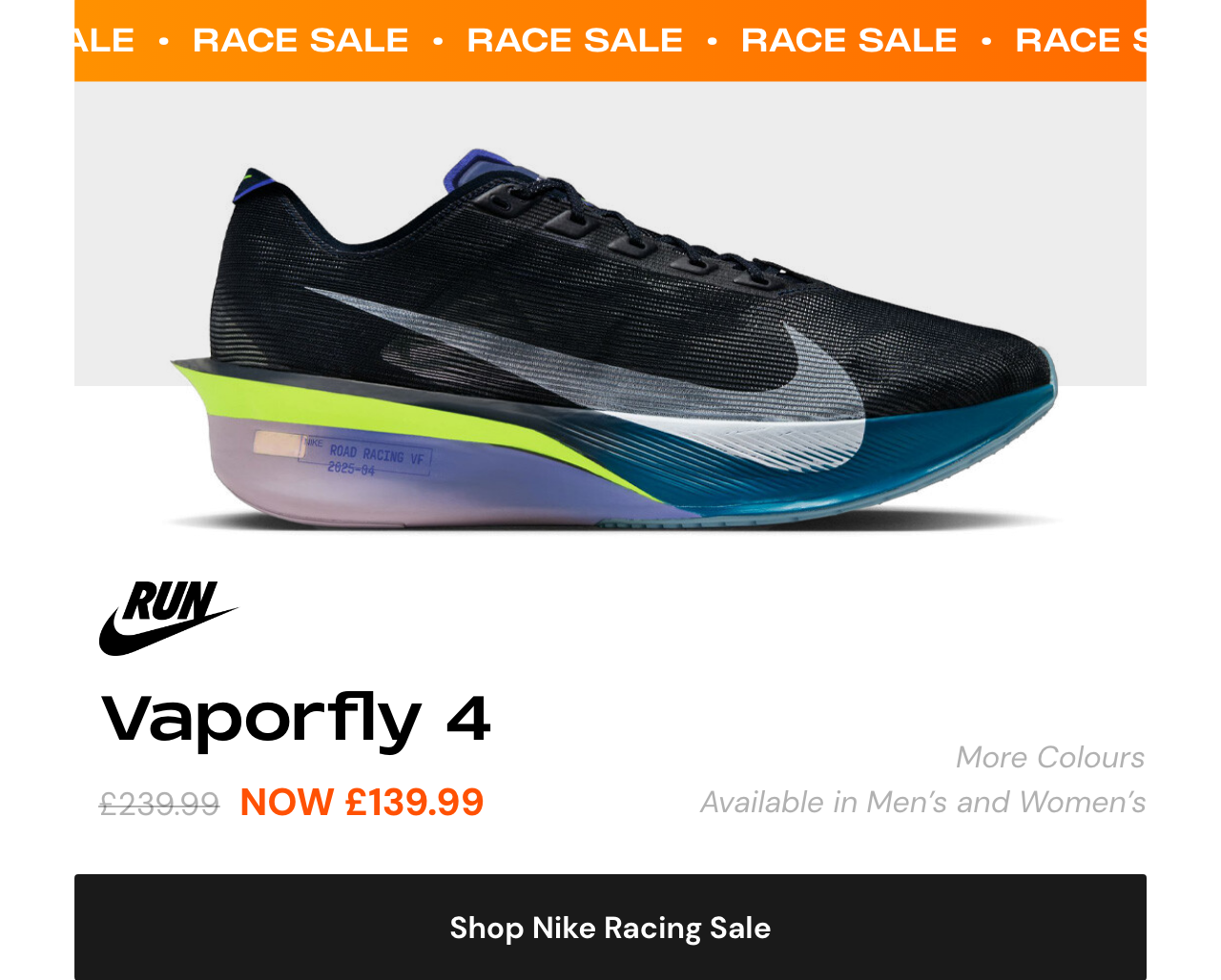 Shope Nike Racing Sale