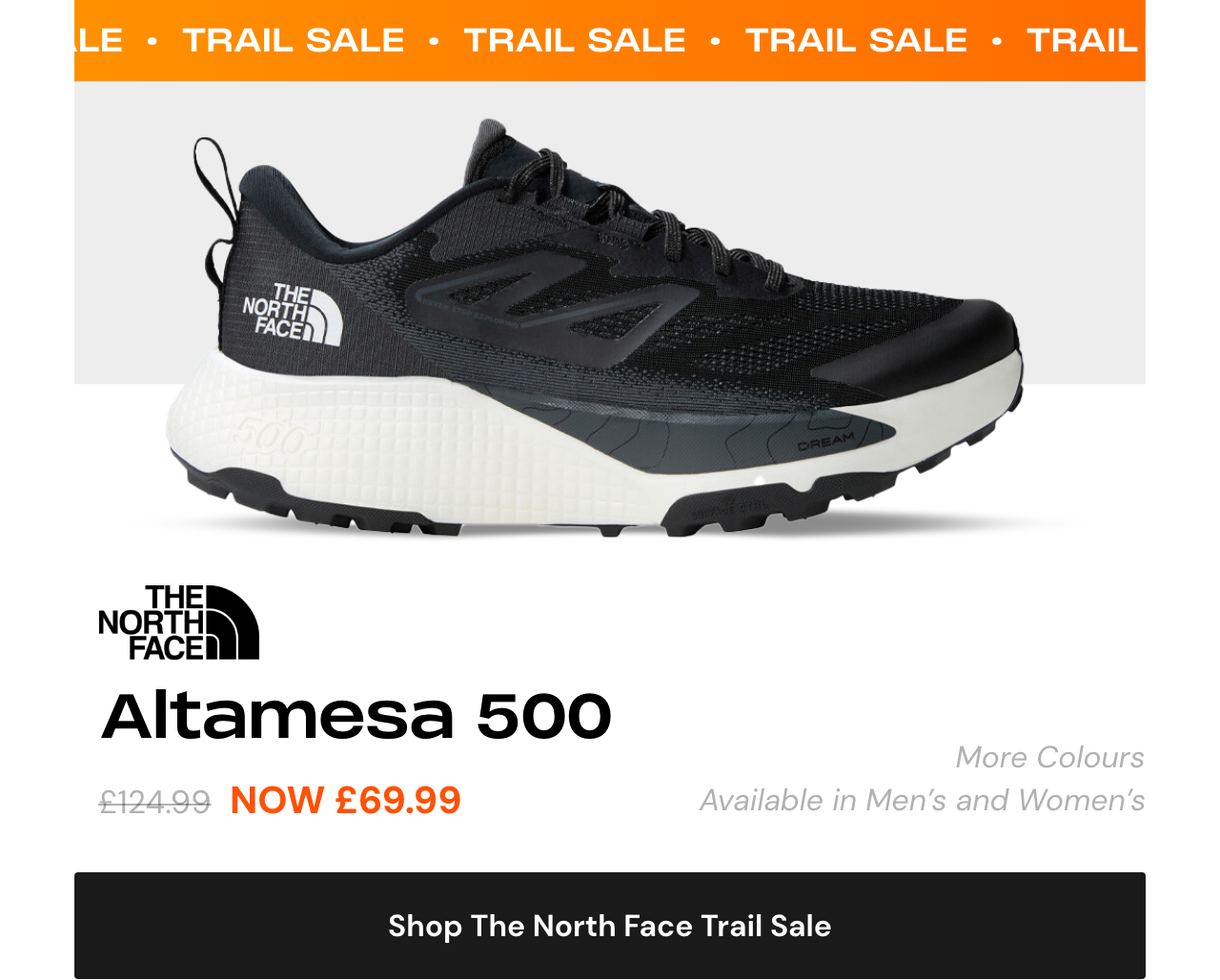 Shop The North Face Trail Sale