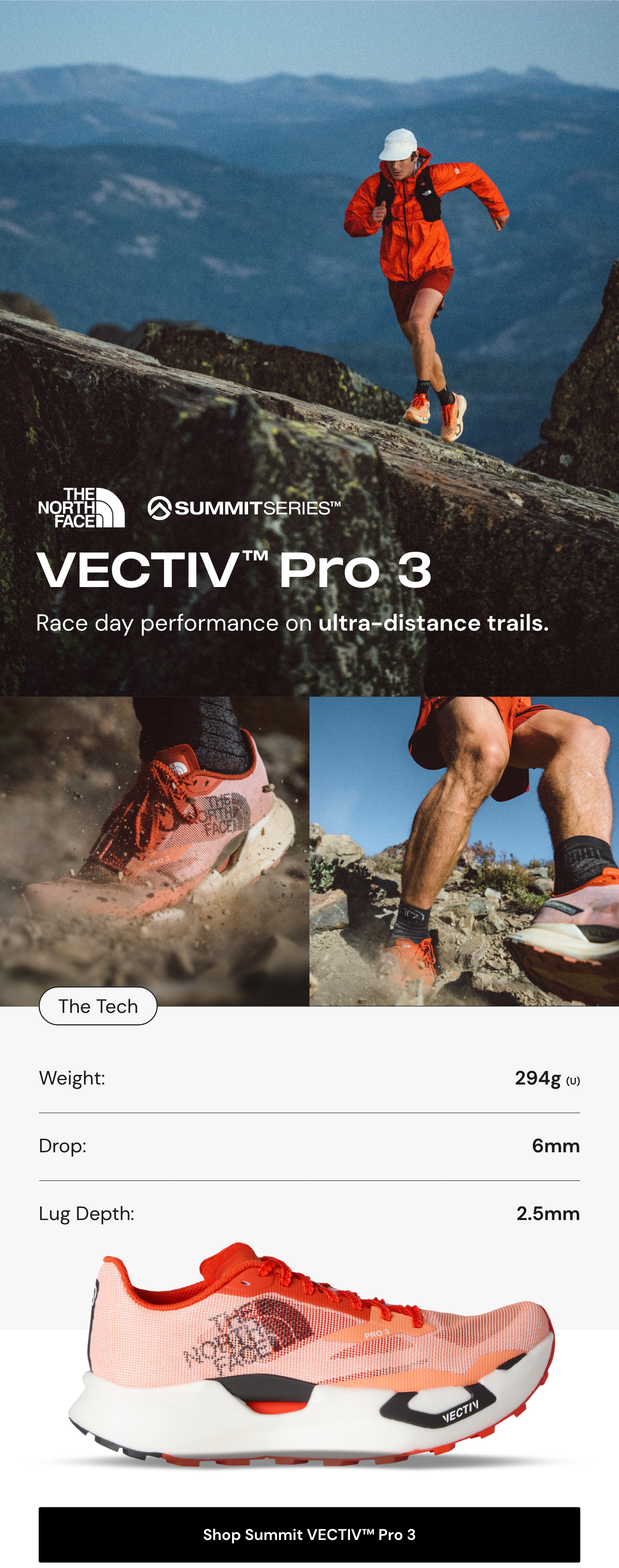 Shop The North Face Vectiv™ Pro 3