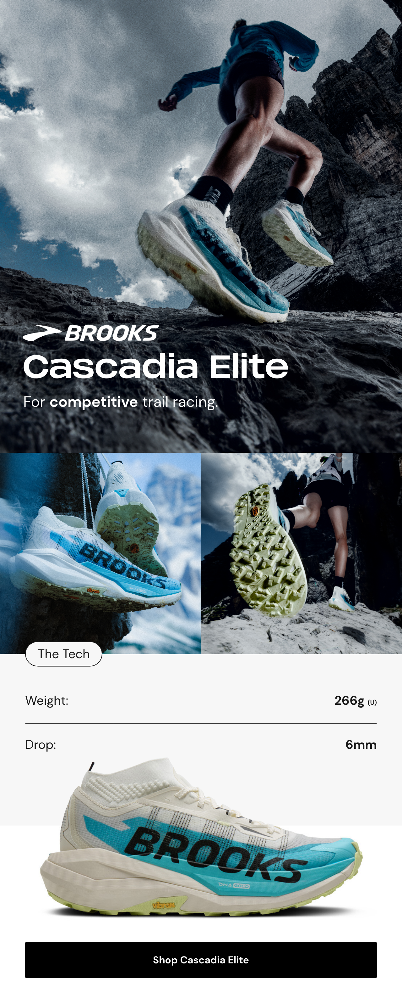 Shop Brooks Cascadia Elite