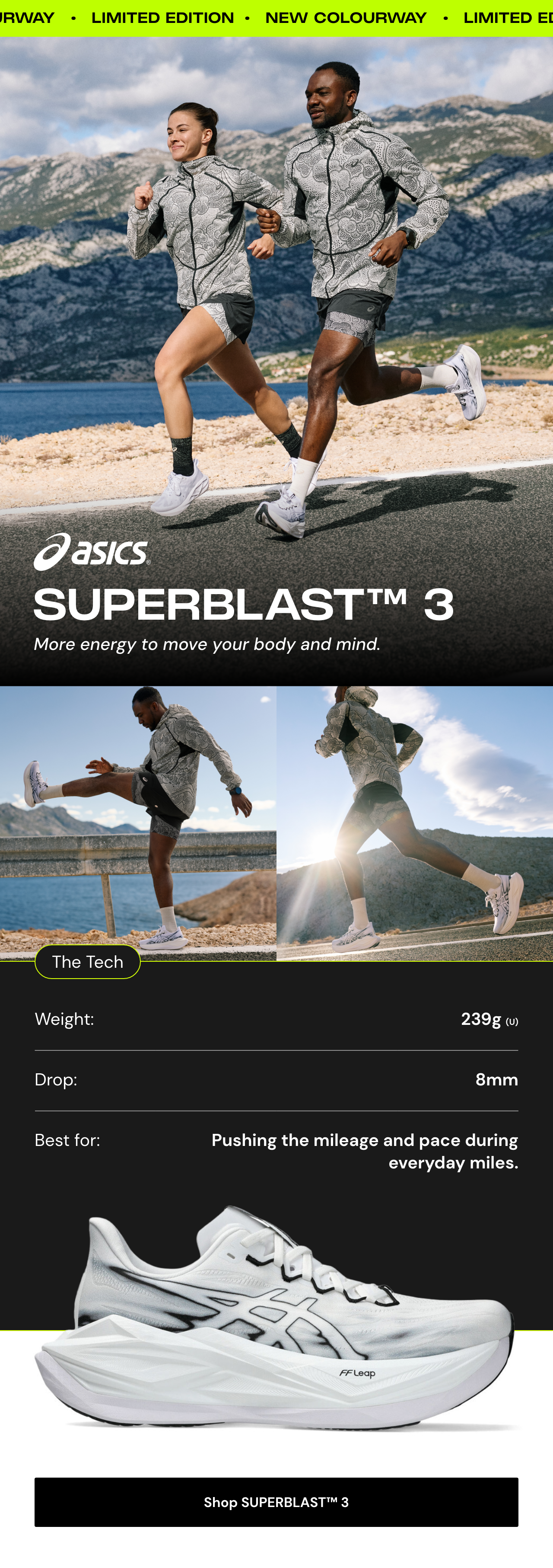 Asics Limited Edition Superblast 3