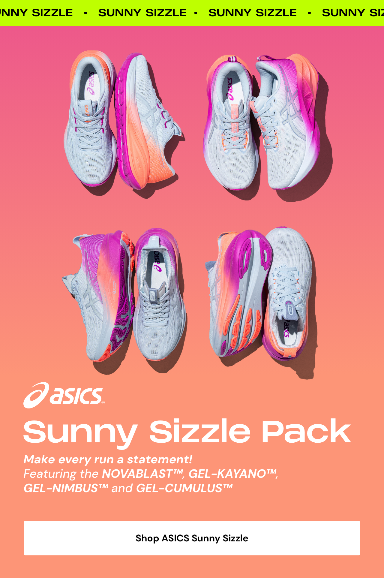 Asics Sunny Sizzle Pack