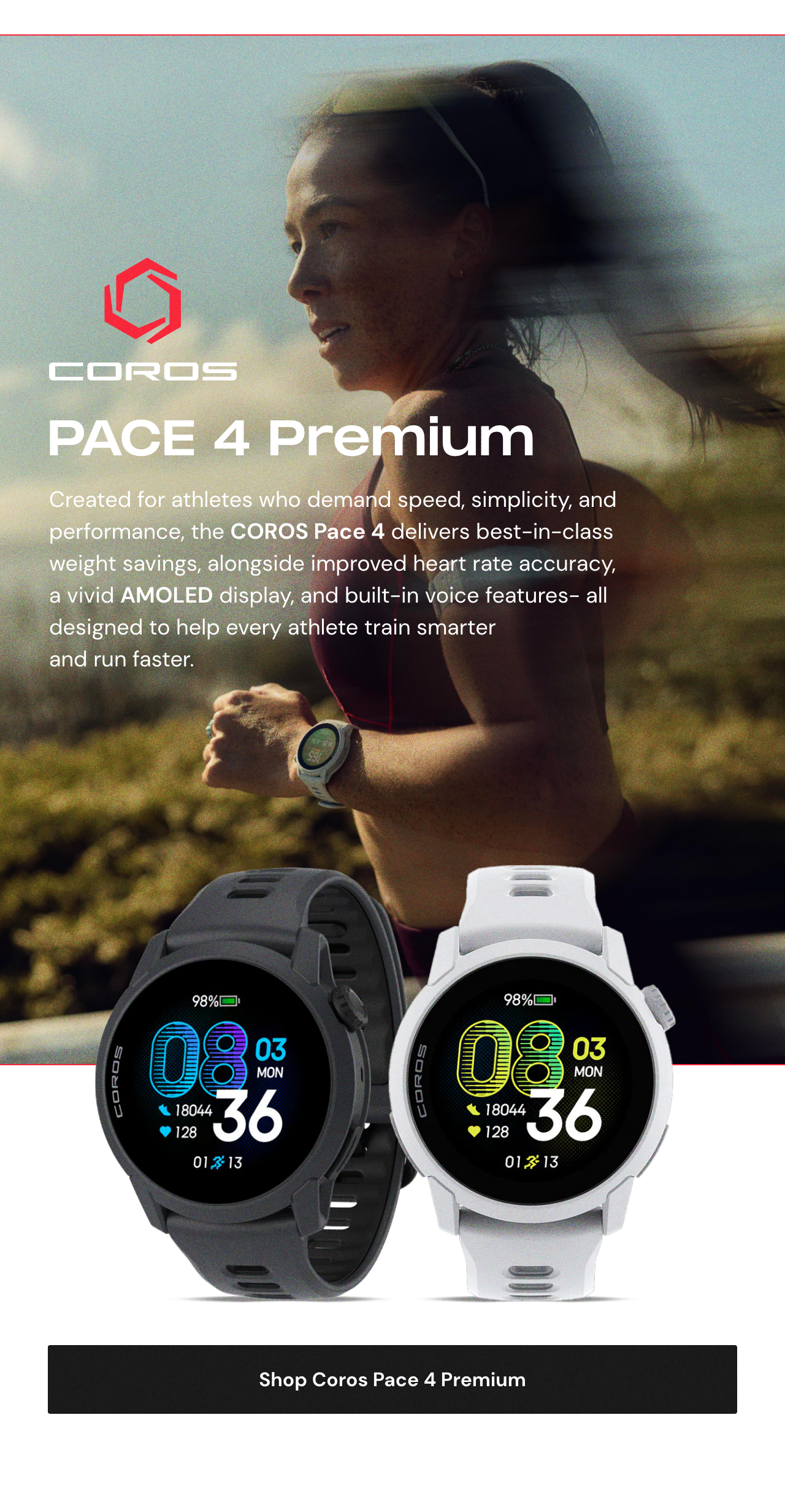 Shop Coros Pace 4 Premium 