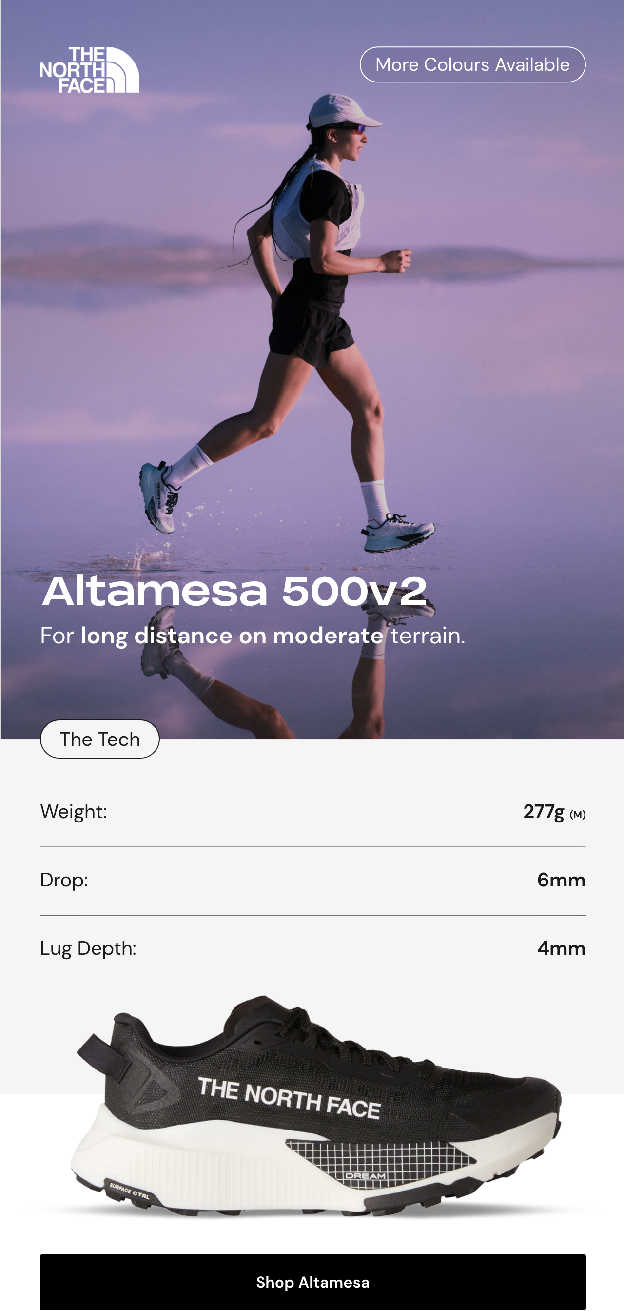 Shop The North Face Altamesa 500v2 Trail Running Shoe