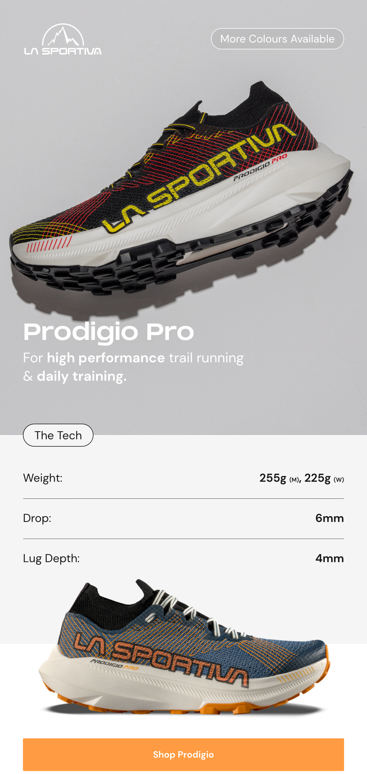 Shop La Sportiva Prodigio Pro Trail Running Shoe