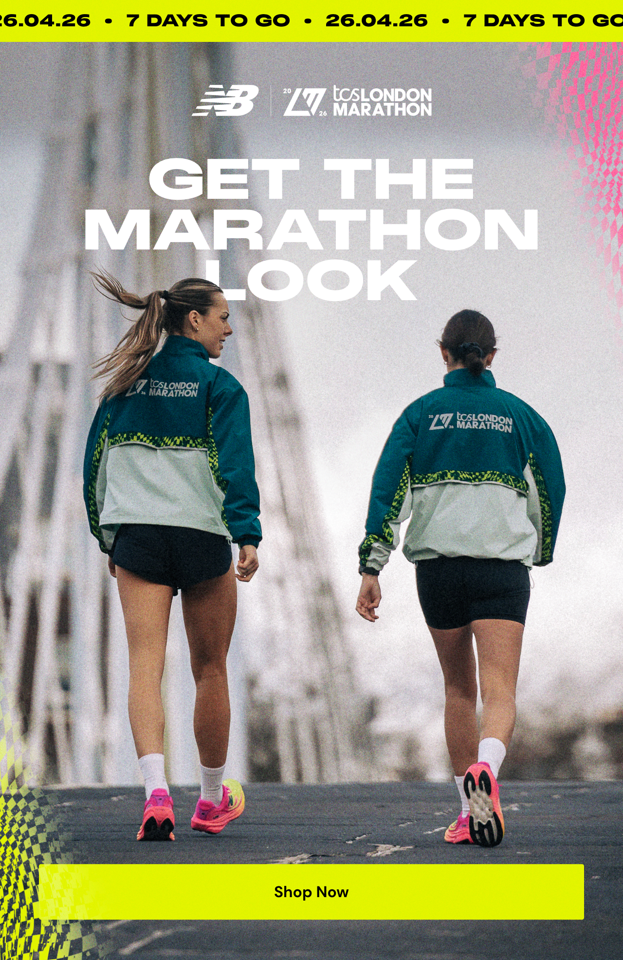 Get the marathon look New Balance Shop Now