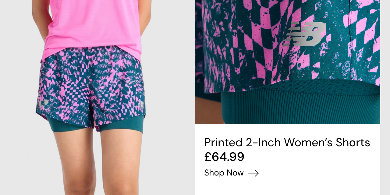 printed 2-inch womens shorts shop now