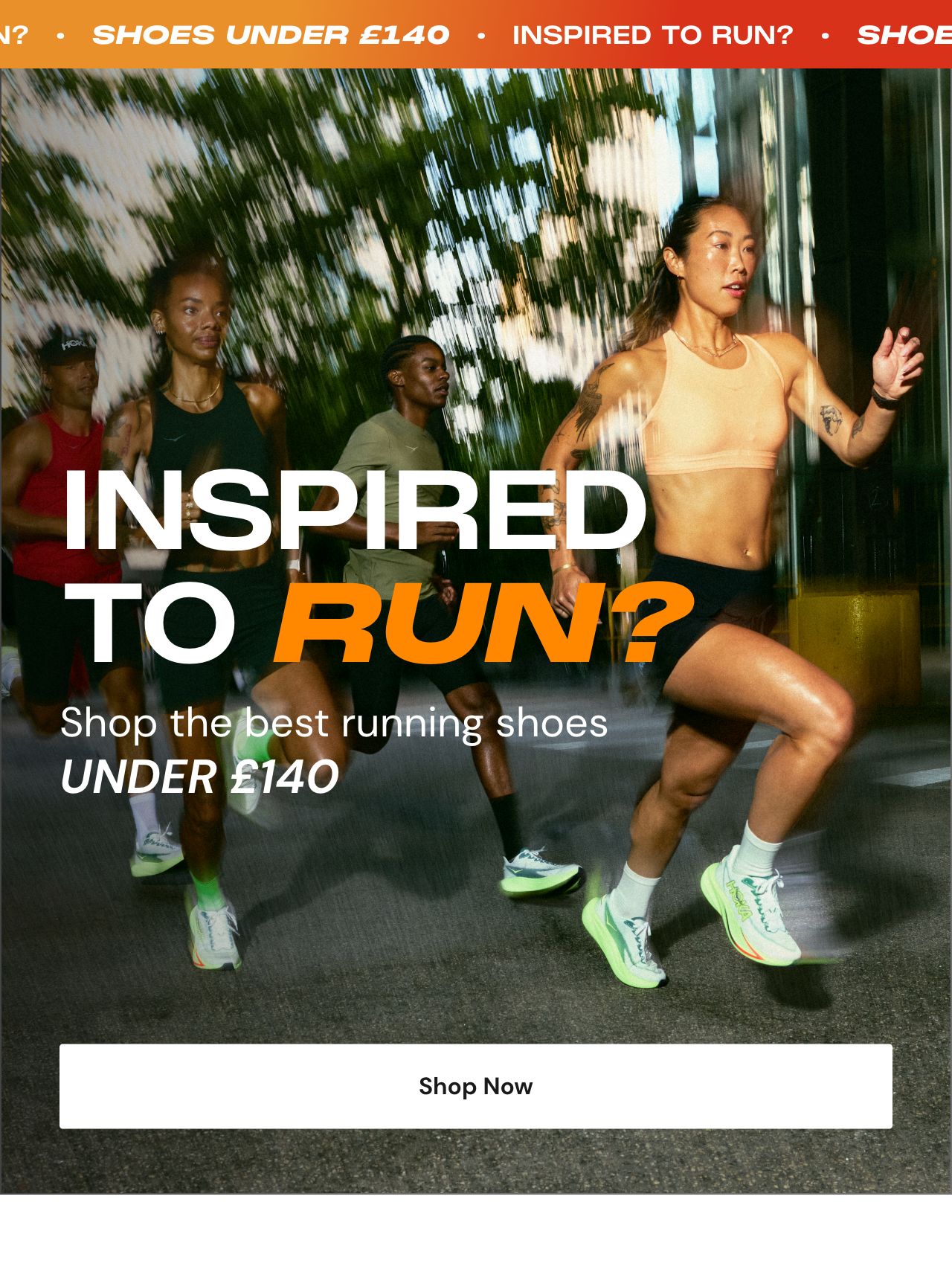 Inspired to Run? Shop the best running shoes under £140