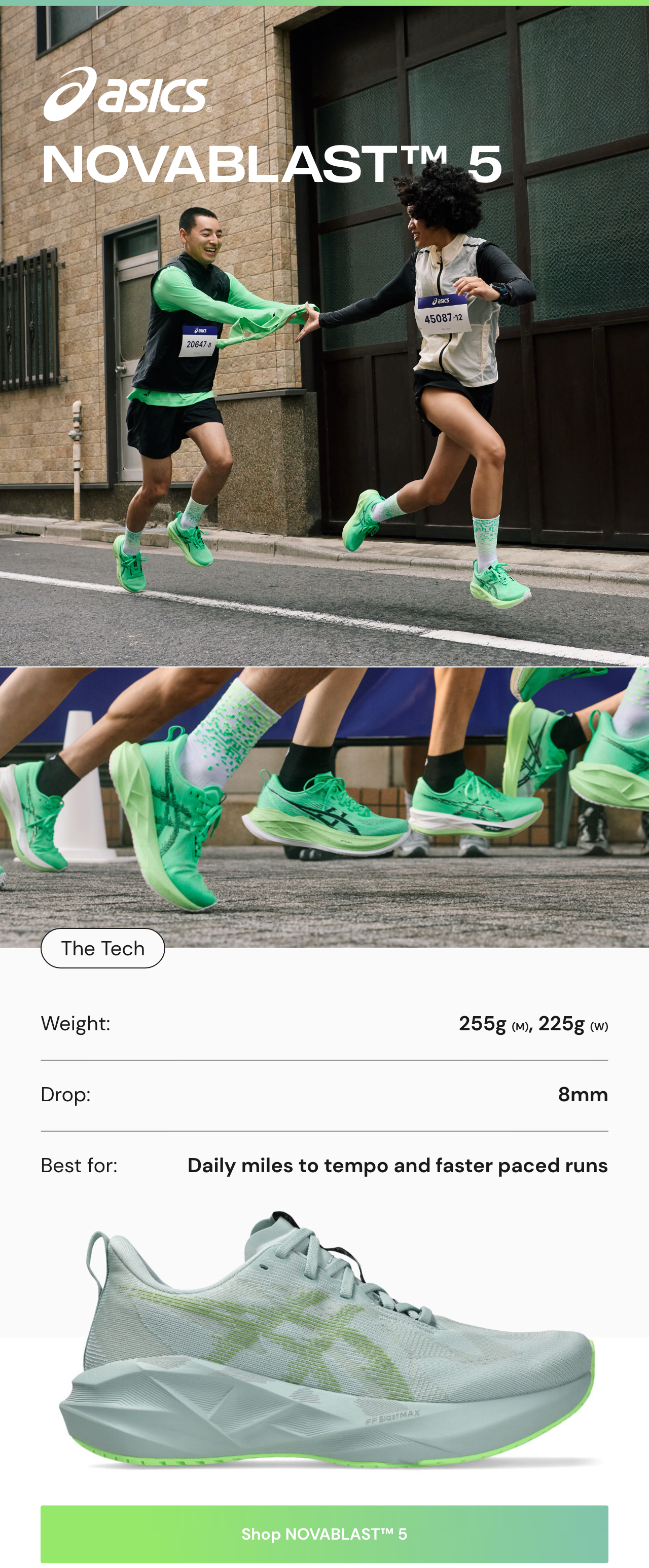 Shop ASICS Novablast 5