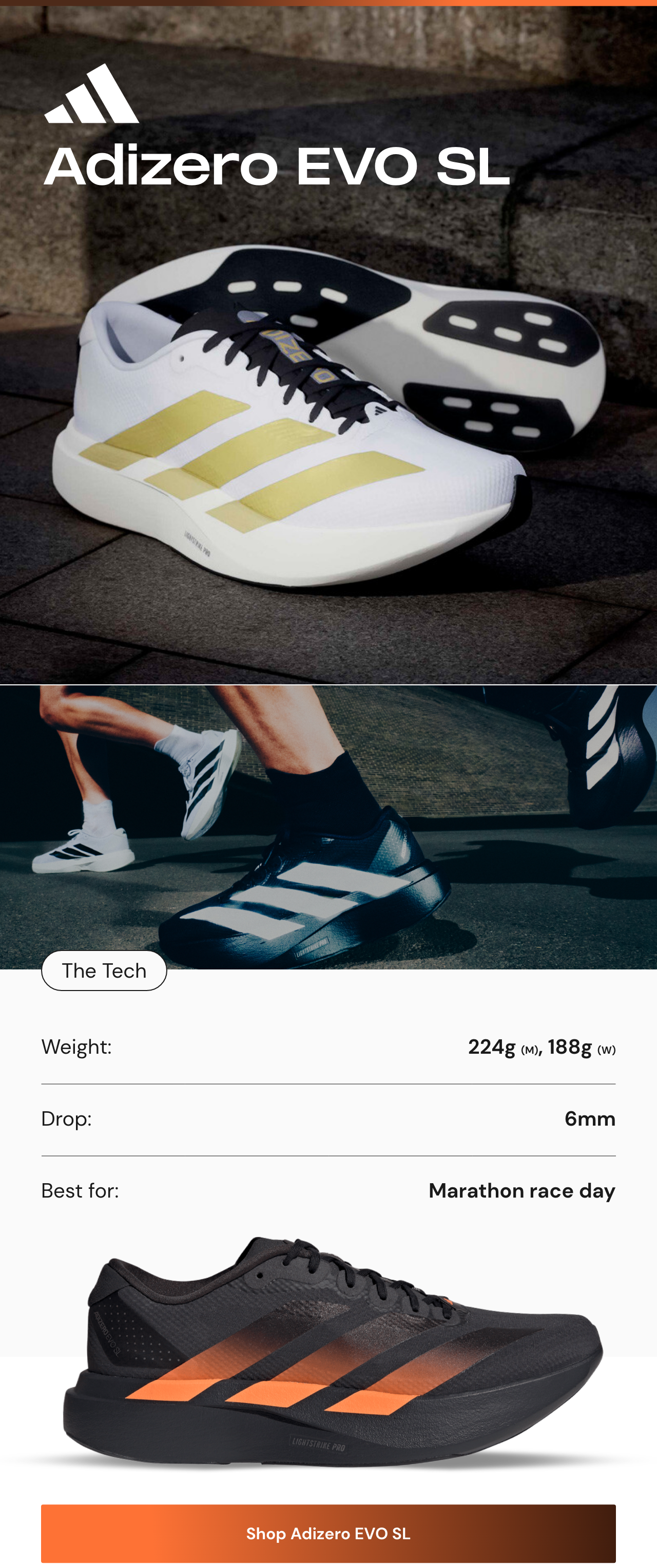 Shop adidas Adizero EVO SL