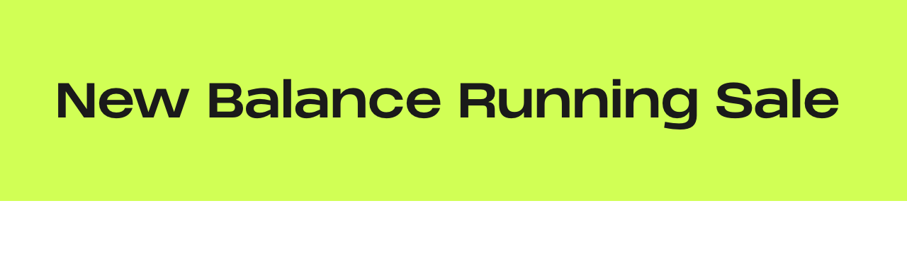 Shop all New Balance Running Sale