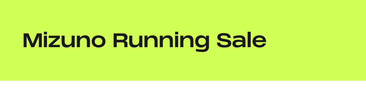 Shop all Mizuno Running Sale