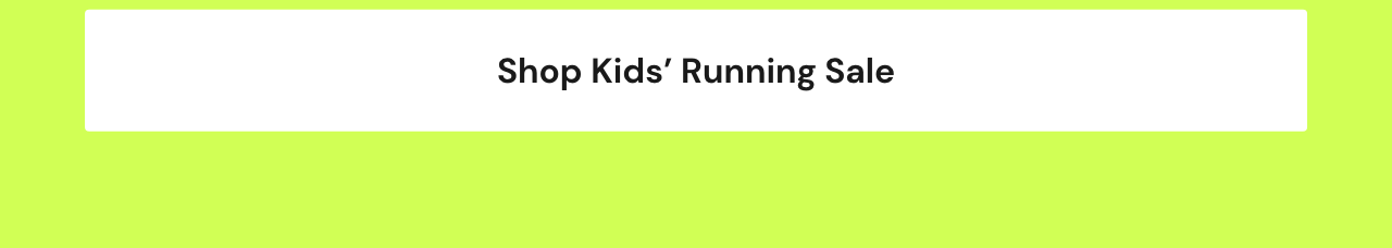 Shop Kids' Running Sale