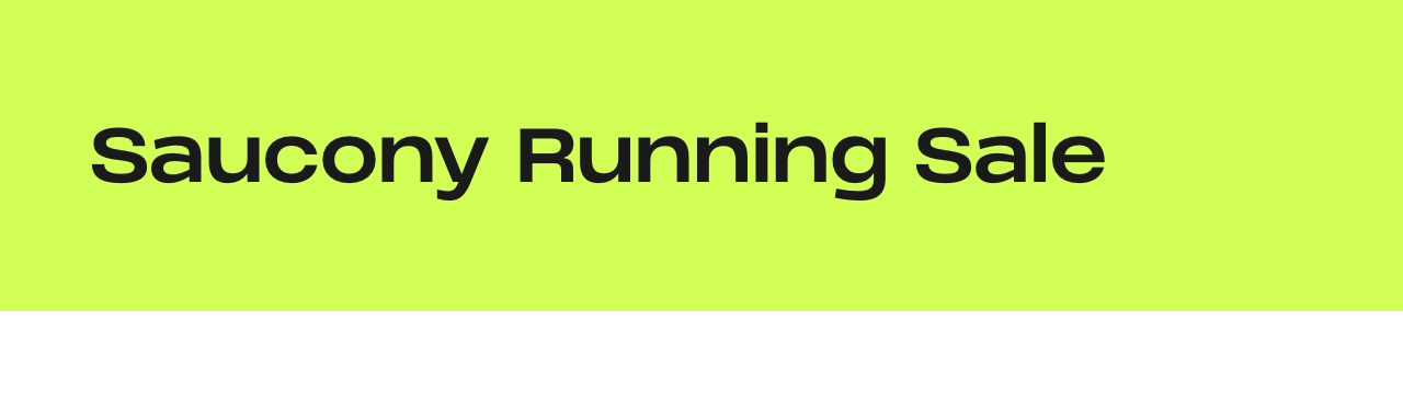 Shop all Saucony Running Sale