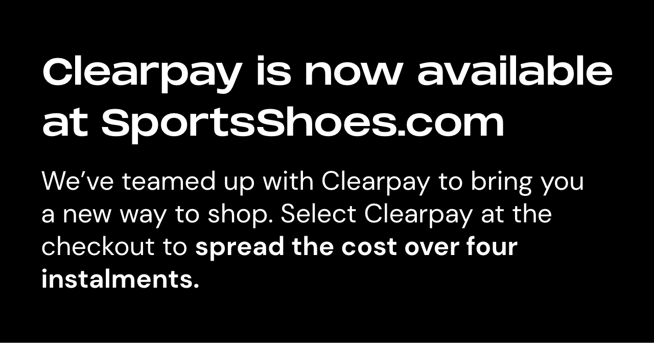 Clearpay is now available at SportsShoes.com