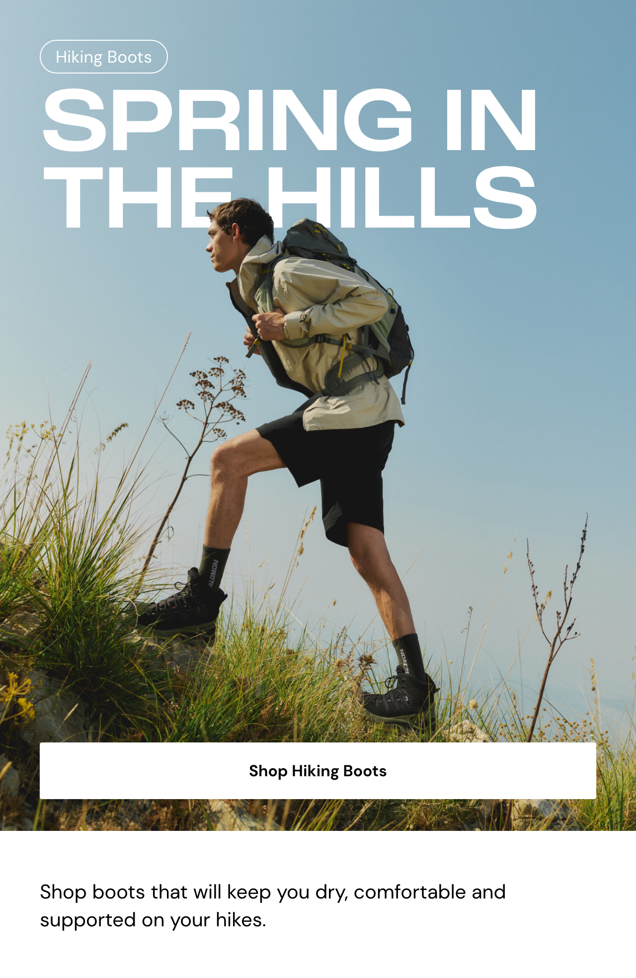 Spring on the Hills - Shop Hiking Boots