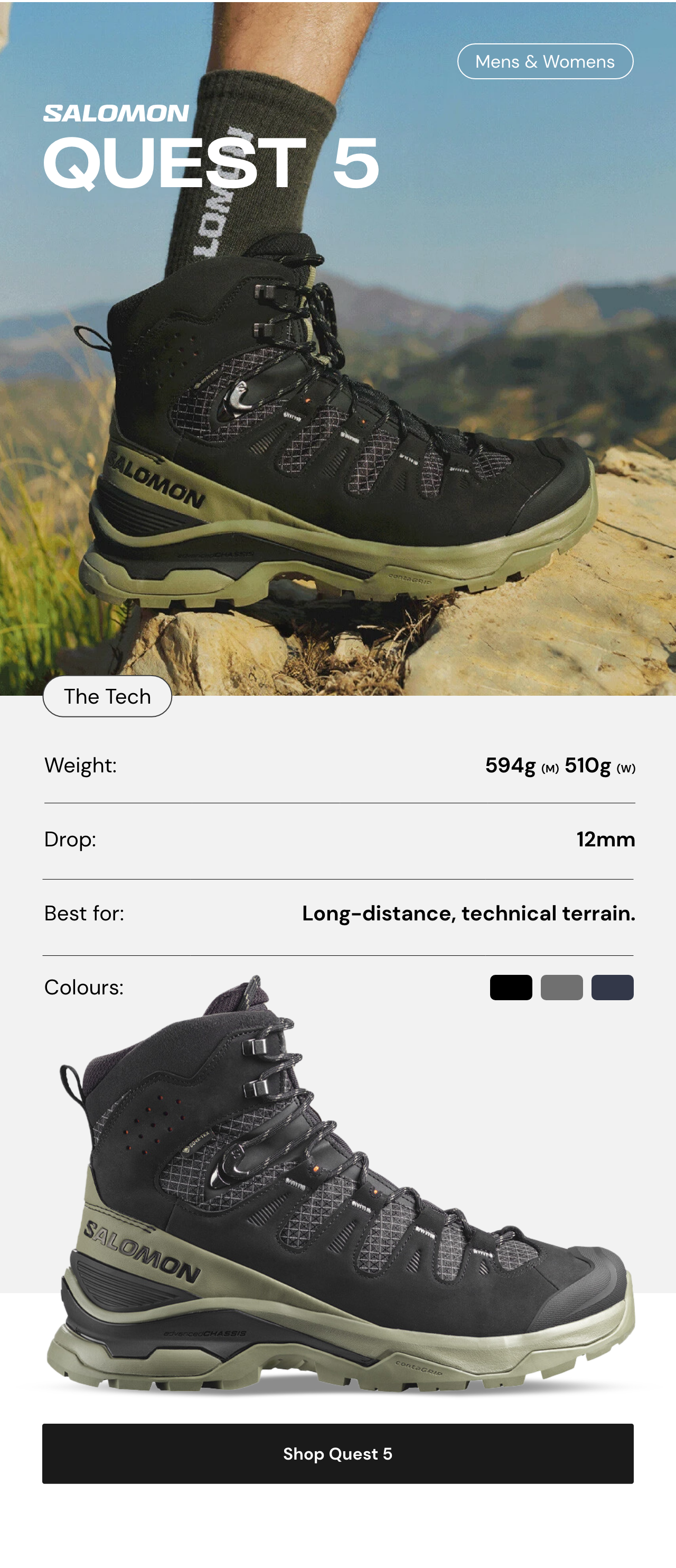 Salomon Quest 5 - Shop Quest 5 
