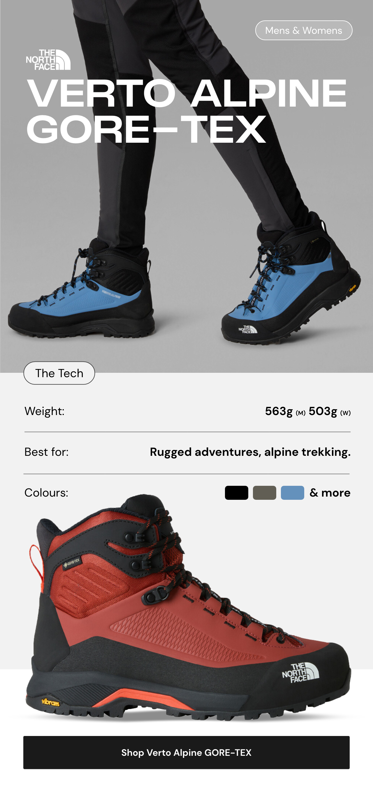 The North Face Verto Alpine GORE-TEX - Shop erto Alpine GORE-TEX