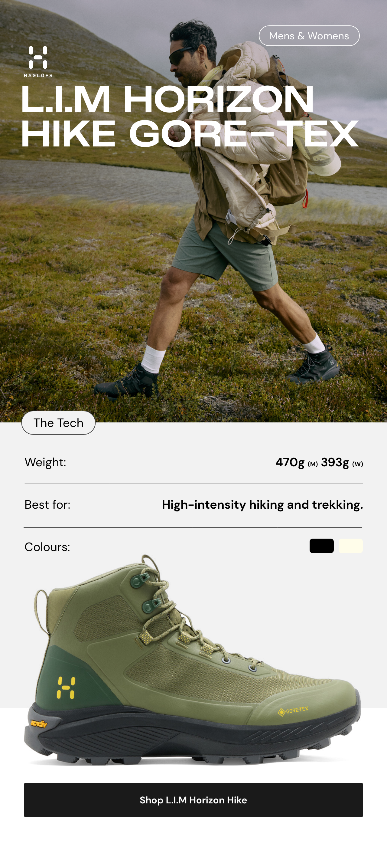 Haglofs L.I.M Horizon Hike GORE-TEX - Shop L.I.M Horizon Hike GORE-TEX