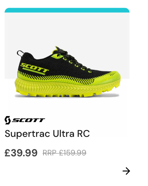 Logo: Scott Copy: Supertrac Ultra RC Price: £159.99 £39.99