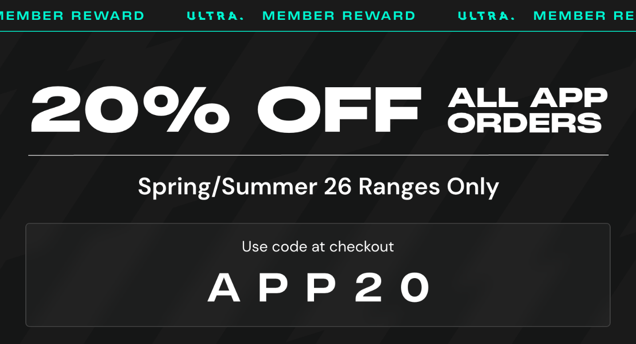20% OFF All App Orders at SportsShoes.com