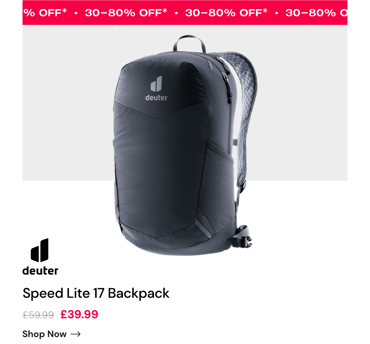 Deuter Speed Lite 17 Backpack