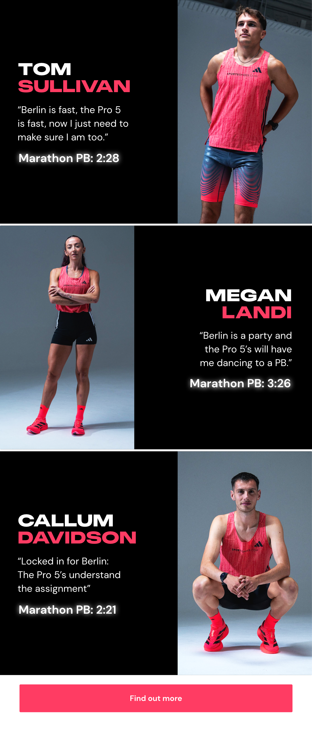 adidas x SportsShoes Athletes