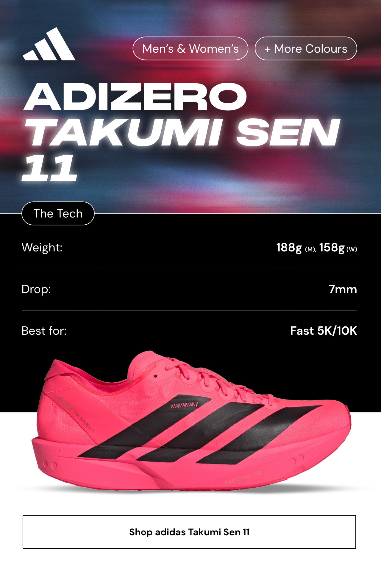 Shop the adidas Adizero Takumi Sen 11