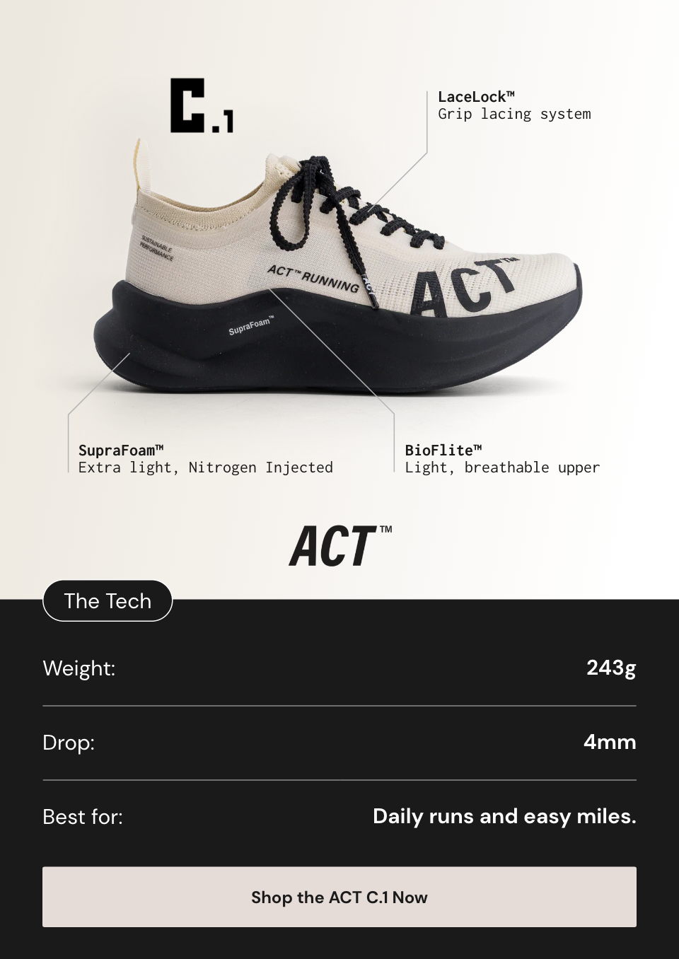 Shop the ACT C.1 Now