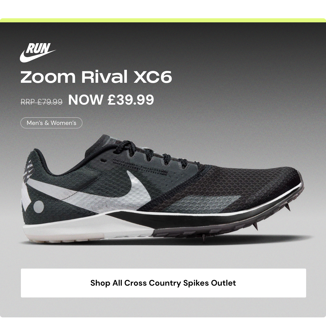 Nike - Zoom Rival XC6 - Shop All Cross Country Spikes Outlet