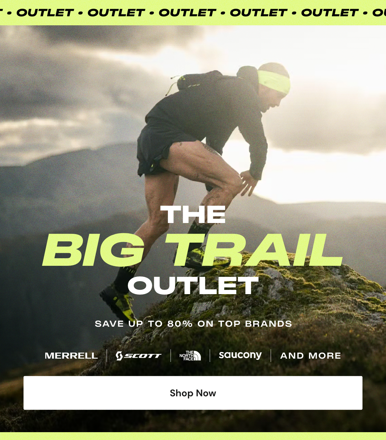 Outlet - The Big Trail Outlet - Save up to 80% on top brands - Shop Now