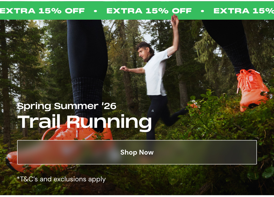EXTRA 15% OFF* Spring Summer '26  TRAIL RUNNING