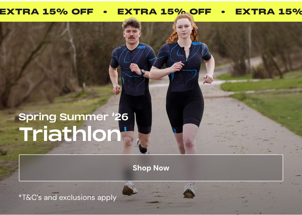 EXTRA 15% OFF* Spring Summer '26 Triathlon
