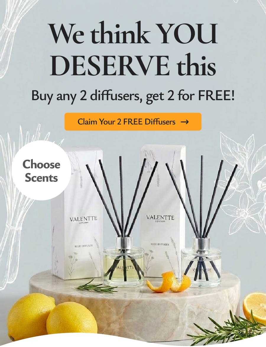 Choose any 2 reed diffusers and get 2 more for FREE