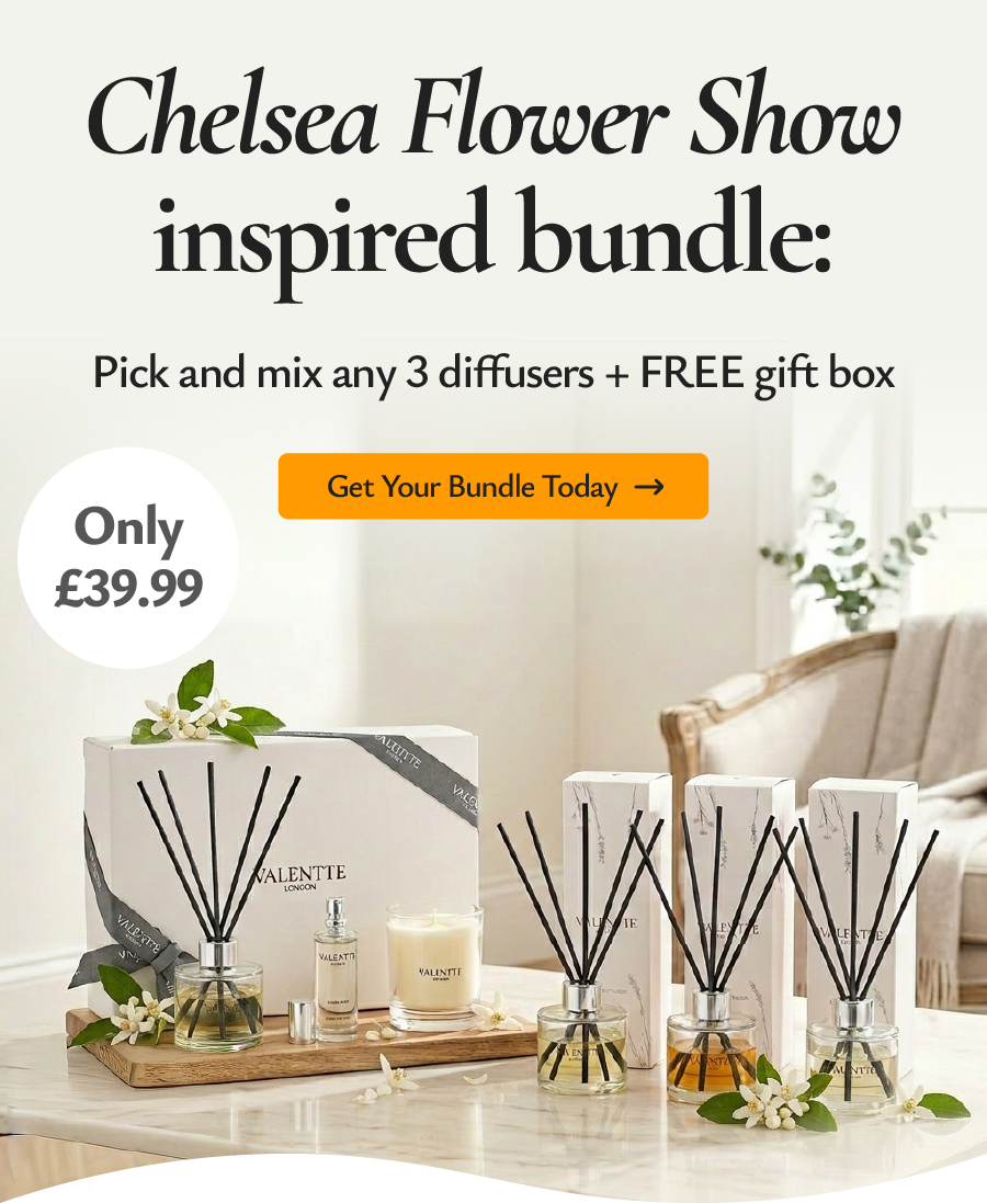 Chelsea flower show inspired bundle: pick and mix any 3 diffusers + FREE gift box 