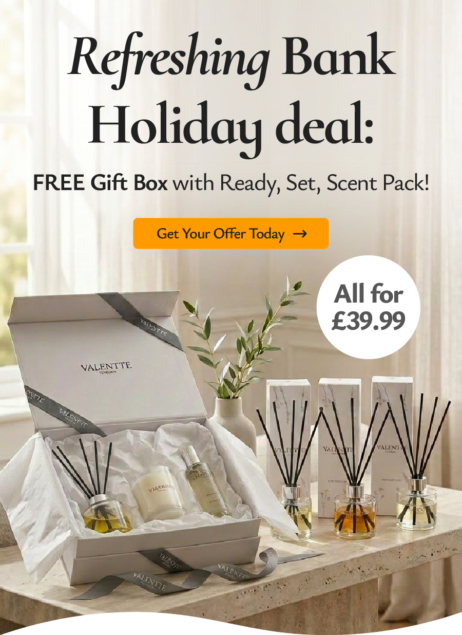Refreshing Bank Holiday deal: FREE gift box with Ready, Set, Scent pack!