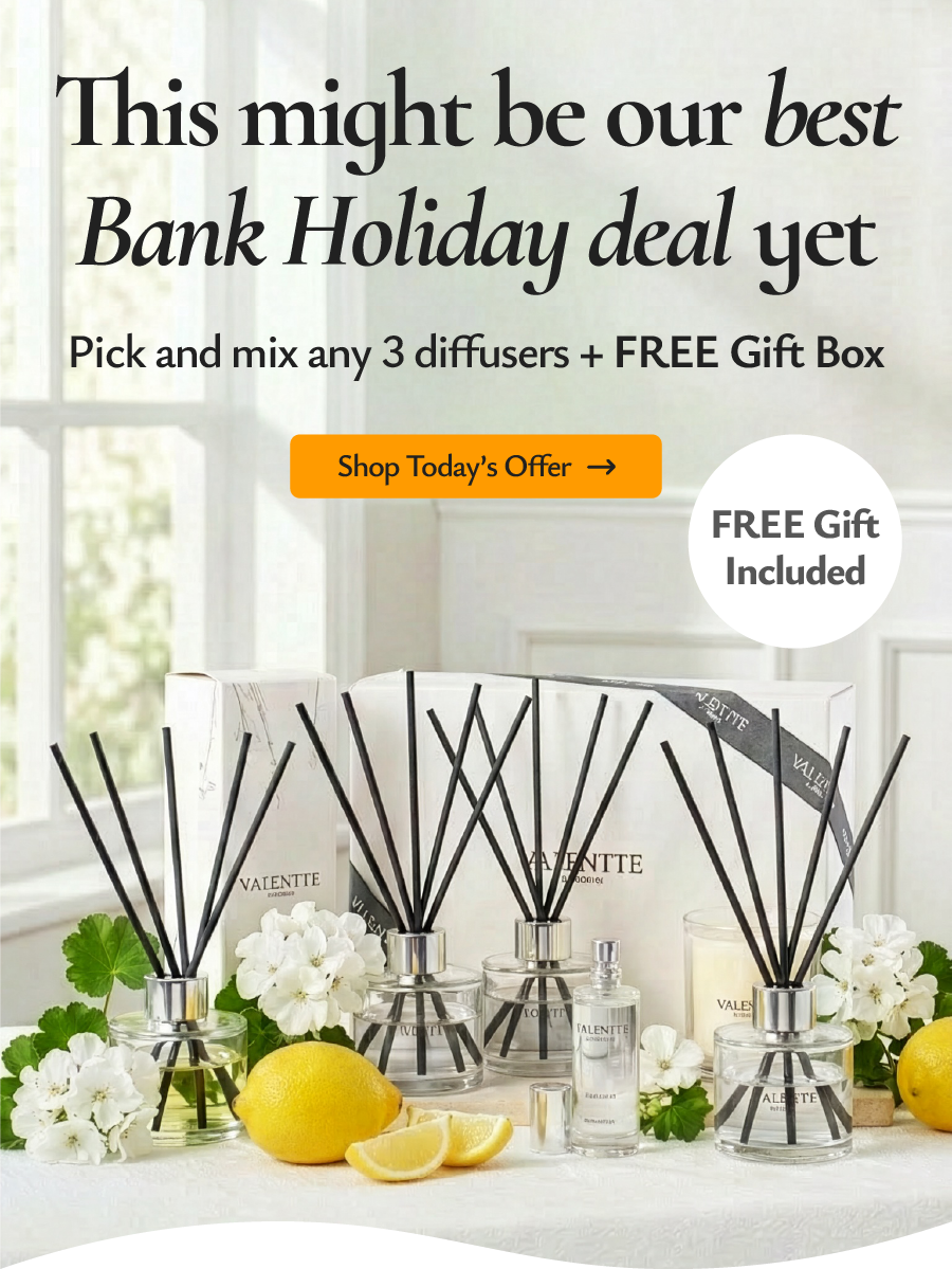 This might be our best Bank Holiday deal yet: pick and mix any 3 diffusers + FREE gift box