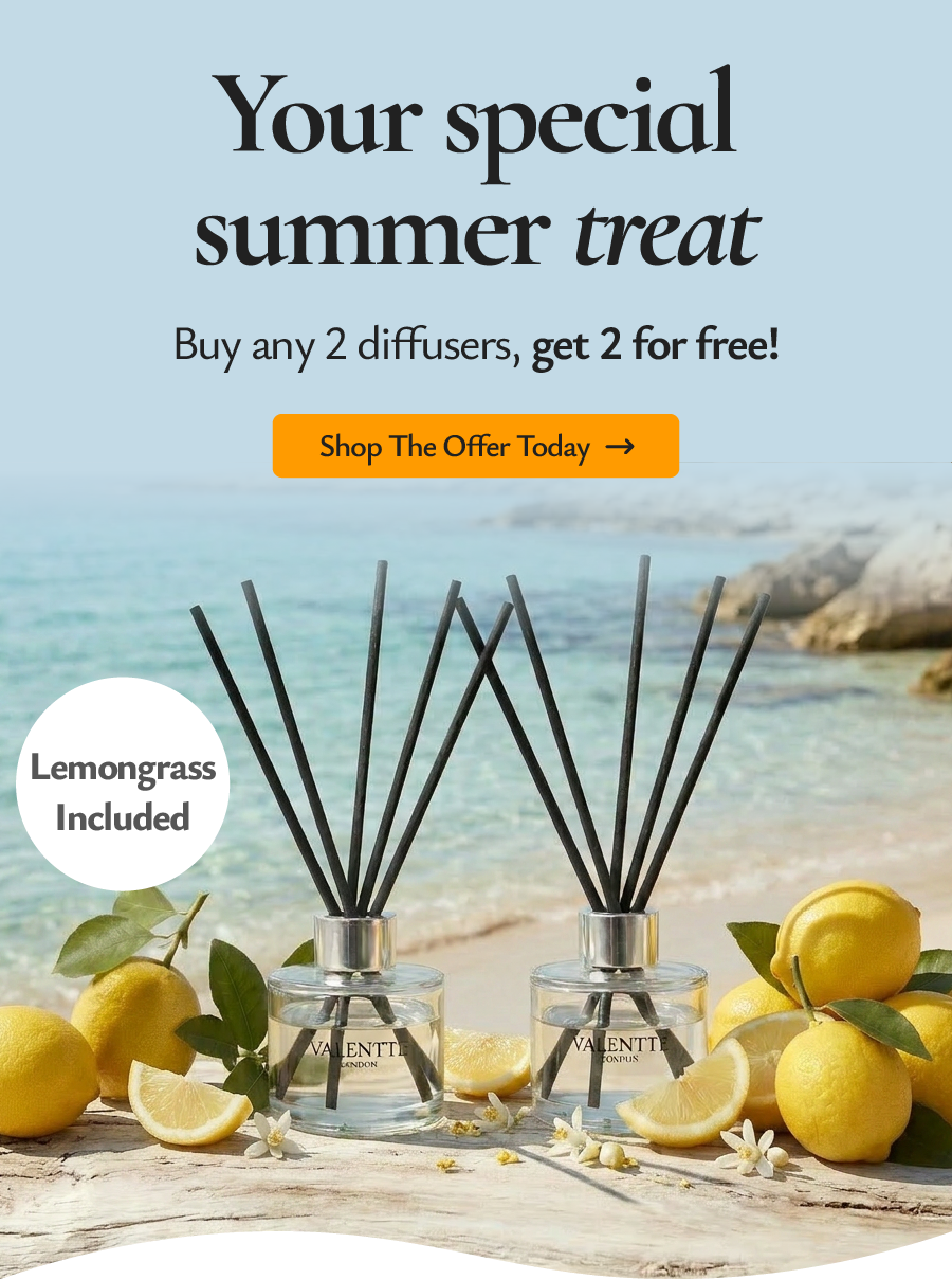 Hurry, claim yours before it’s too late! Buy any 2 diffusers, get 2 for free!