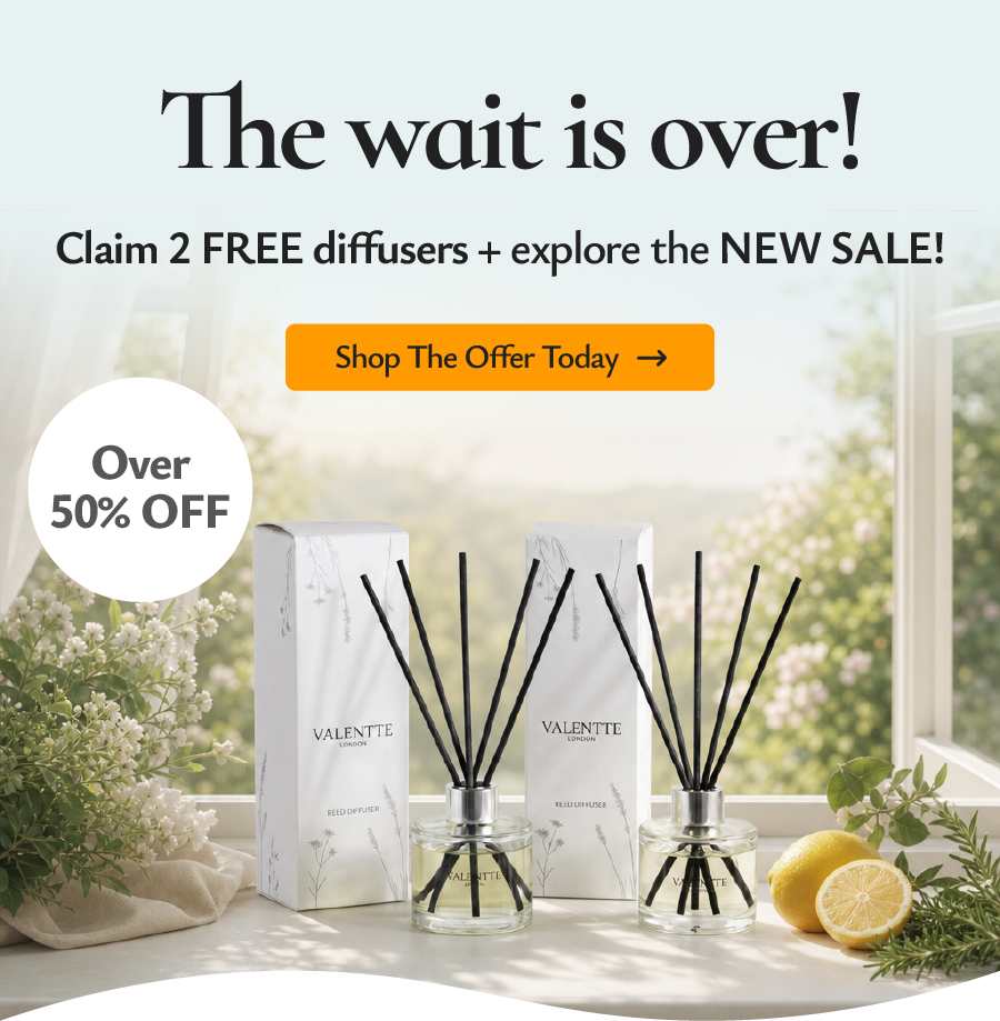 The wait is over! Claim 2 FREE diffusers + explore NEW deals
