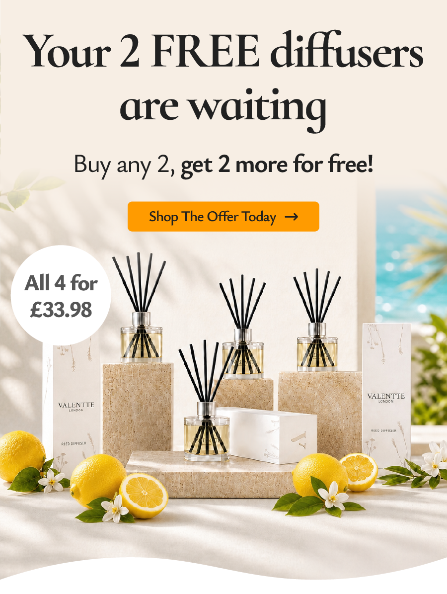 Your 2 FREE diffusers are waiting: buy any 2, collect 2 more for free!