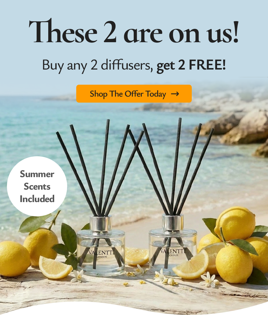 These 2 are on us! Buy any 2 diffusers, get 2 FREE