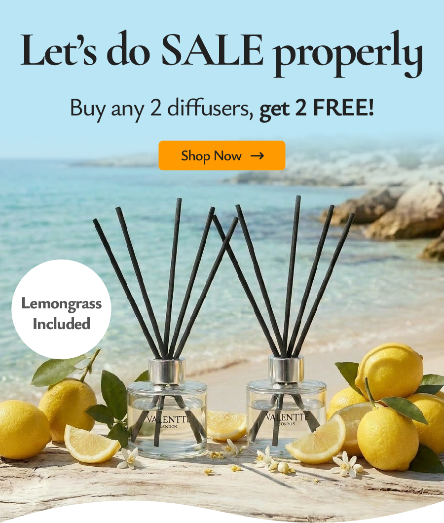 Let’s do SALE properly: Buy any 2 diffusers, get 2 FREE!