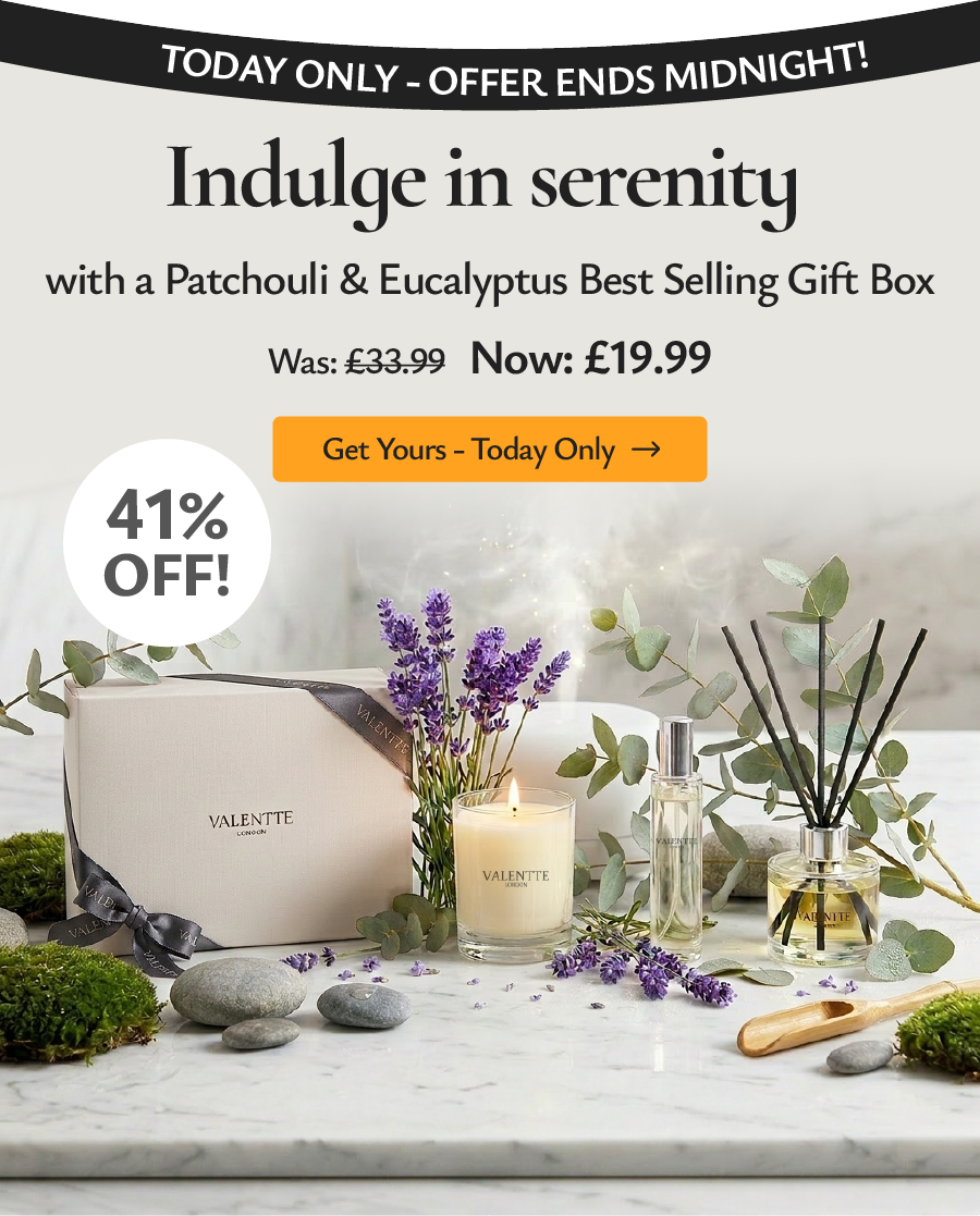 Indulge in serenity with Patchouli and Eucalyptus gift box - today 41% off