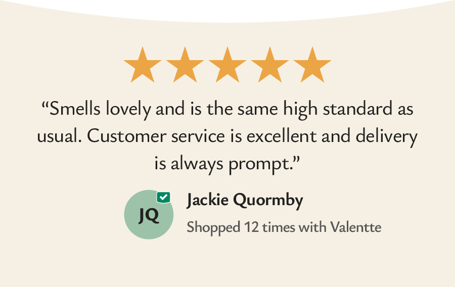 Shopped 12 times with Valentte