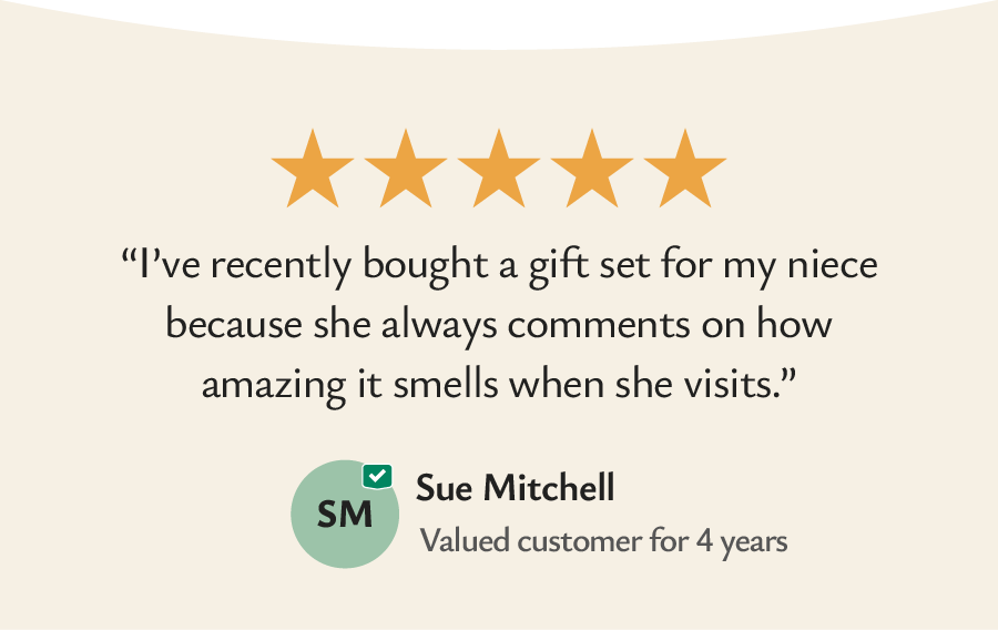 Sue Mitchell review - Valued Customer of4 years 