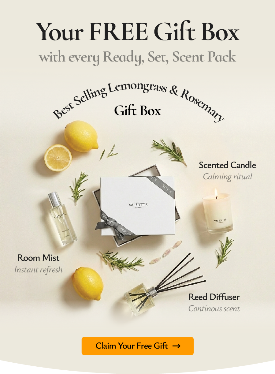 Claim your free gift with every Ready, Set, Scent pack