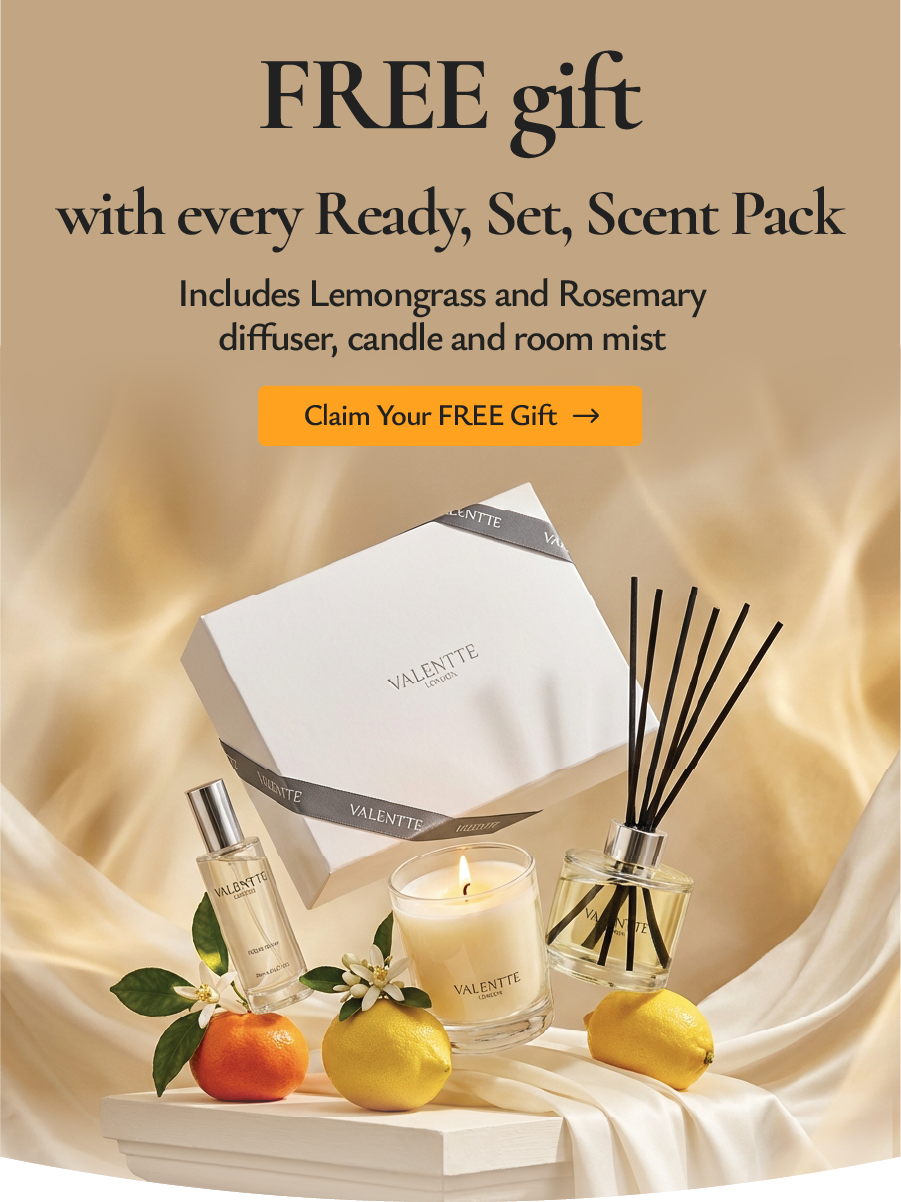 FREE gift with every Ready set scent pack 