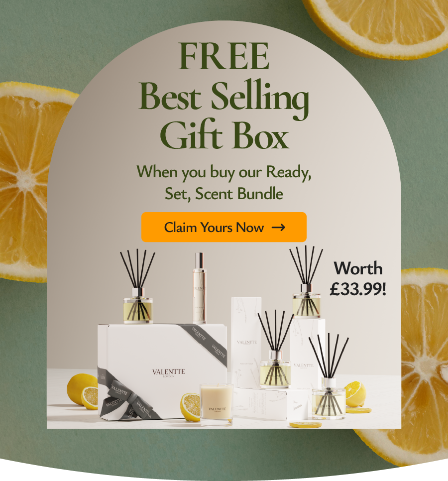 Claim your FREE gift box with every Ready, Set, Scent Pack
